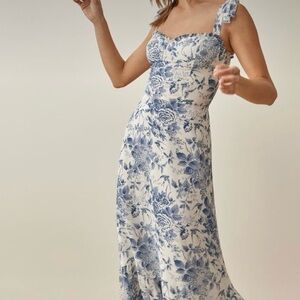 Reformation Nikita Dress in Pompadour